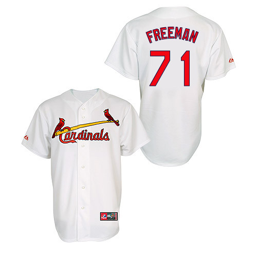 Sam Freeman #71 MLB Jersey-St Louis Cardinals Men's Authentic Home Jersey by Majestic Athletic Baseball Jersey